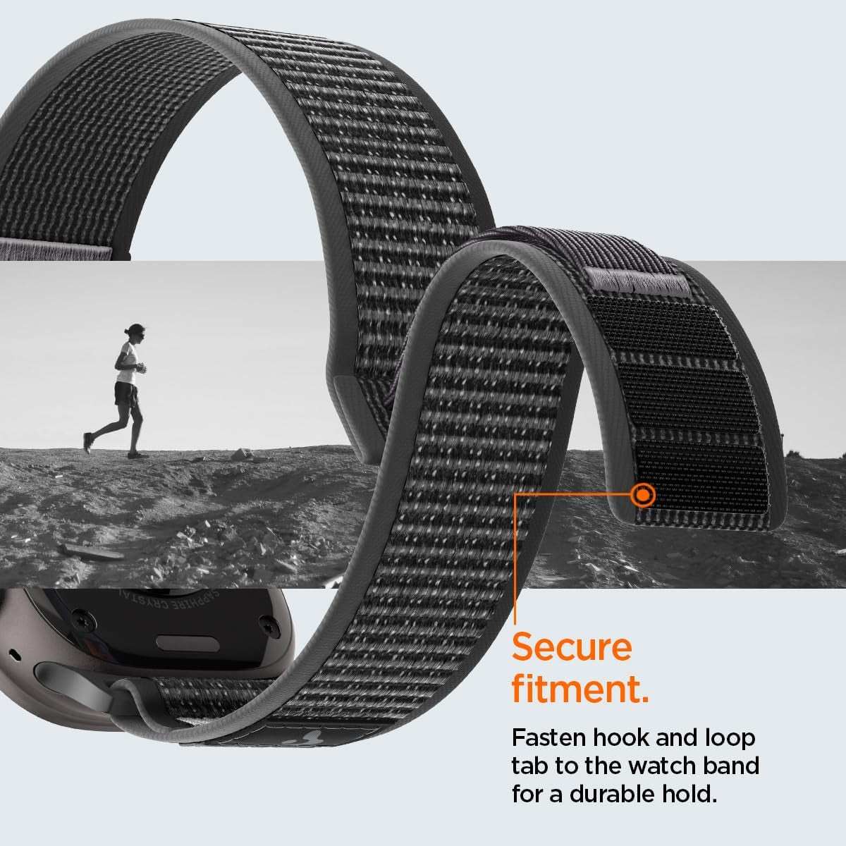 Apple Watch Band compatible with Ultra, Series 11-1, SE models, sweat-resistant and secure for workouts