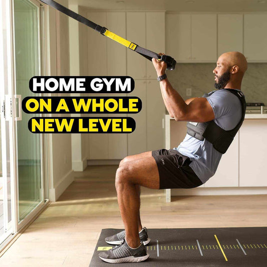 Pro3 Home Gym System – Professional-Grade Suspension Trainer for Strength Training, HIIT, Cardio & Full-Body Workouts, Durable Design with Indoor & Outdoor Anchors