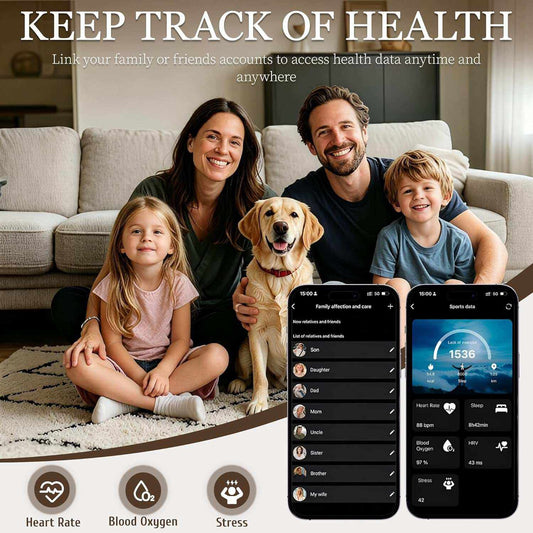 Black matte smart ring for women and men with health and fitness tracking features