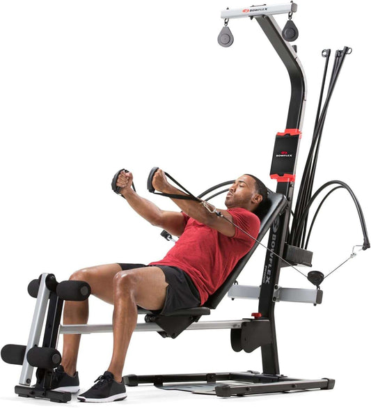 Bowflex PR1000 Home Gym with 25+ exercises and 200+ lb Power Rod resistance for full-body strength training
