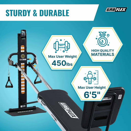Ultimate Multi-Function Home Gym with 100+ full-body exercise options and heavy-duty steel frame for strength training