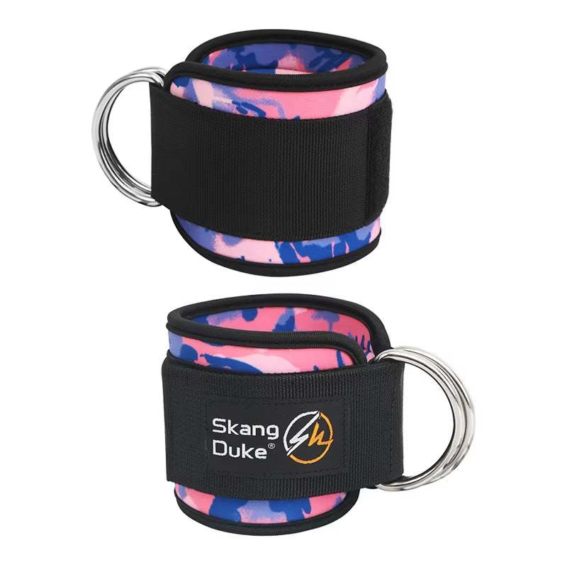 1/2PCS Padded Ankle Straps Ankle Straps for Cable Machines D-Ring Comfortable Gym Pulley Anklet Fitness Anklet for Gym Pulley