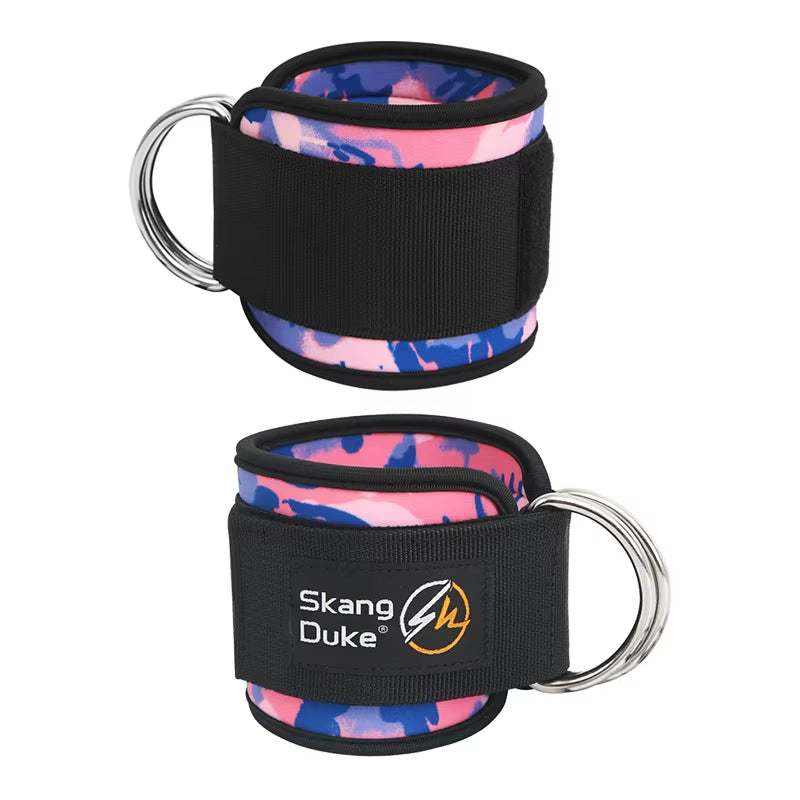 1/2PCS Padded Ankle Straps Ankle Straps for Cable Machines D-Ring Comfortable Gym Pulley Anklet Fitness Anklet for Gym Pulley