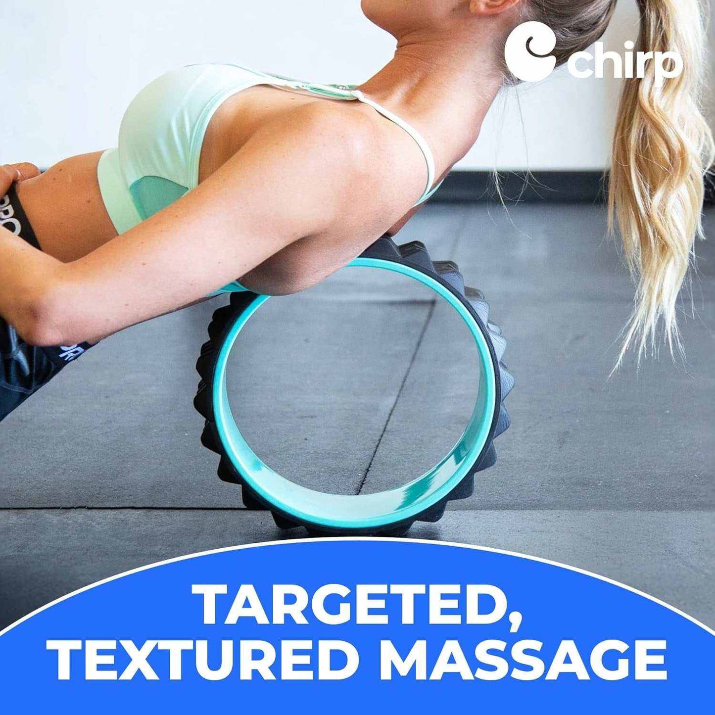 Wheel XR 3P Massage Roller Set - 10” Acupressure, 6” Knot-Kneading Thumb, 4” Neck & Headache Tension Relief, High Density Foam Massage Rollers for Back & Neck Pain, 500Lbs Capacity, Mint