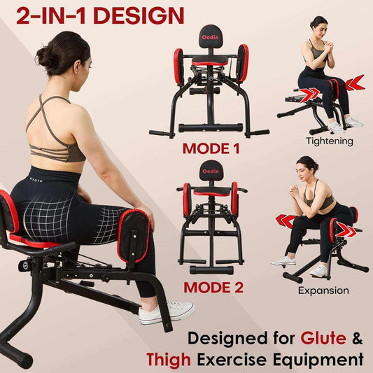 Vitelle Home Gym Hip Abductor machine for inner and outer thigh workout with adjustable resistance and ergonomic design
