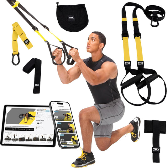 Pro3 Home Gym System – Professional-Grade Suspension Trainer for Strength Training, HIIT, Cardio & Full-Body Workouts, Durable Design with Indoor & Outdoor Anchors