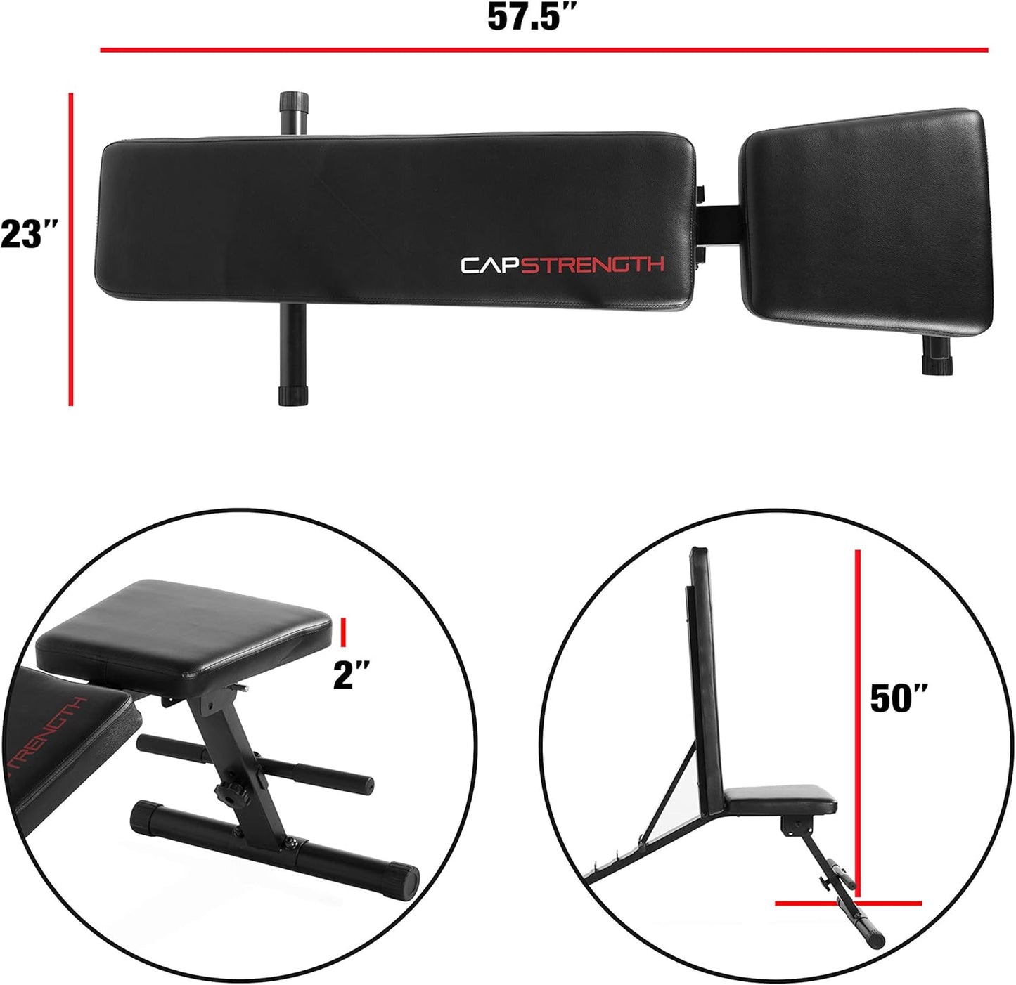 150-Pound Dumbbell Set, 24-Inch Black Rack & Adjustable Bench Bundle
