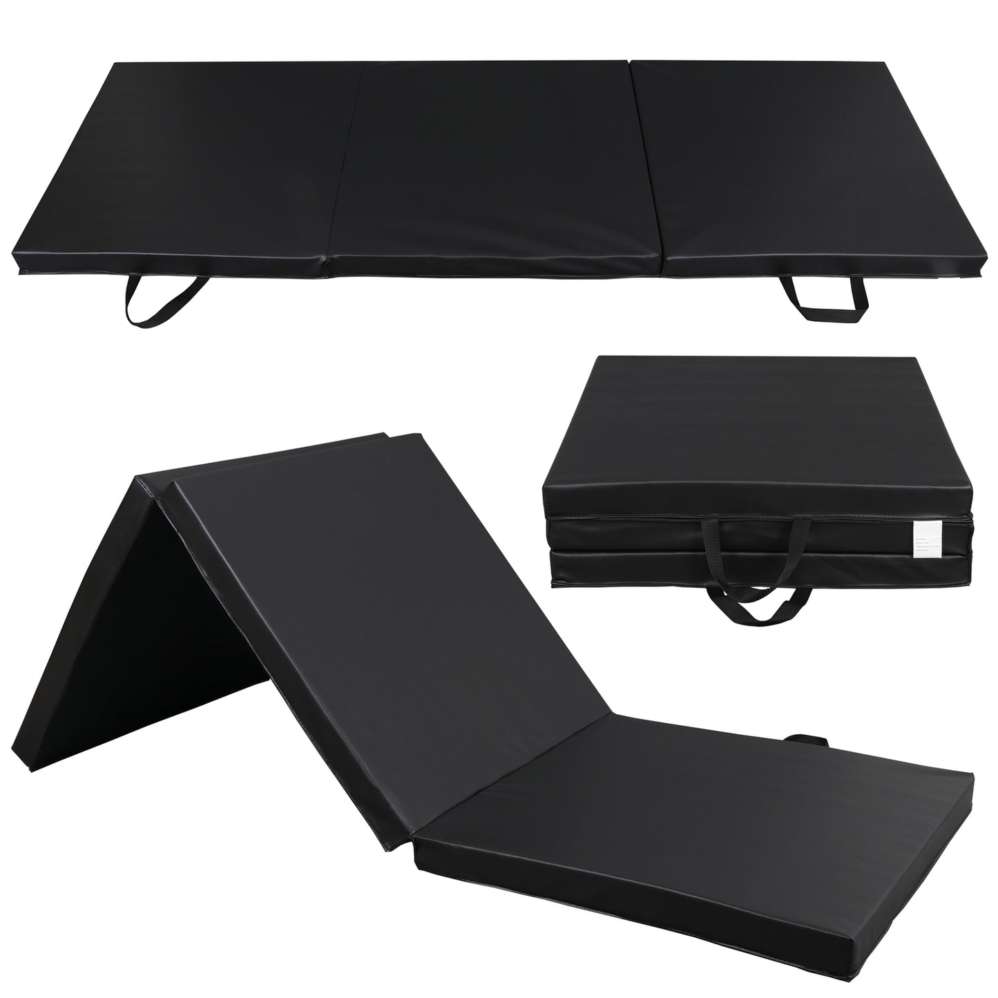 6' X 2' Folding Mat Thick Foam Fitness Exercise Gymnastics Panel Gym Workout Mat