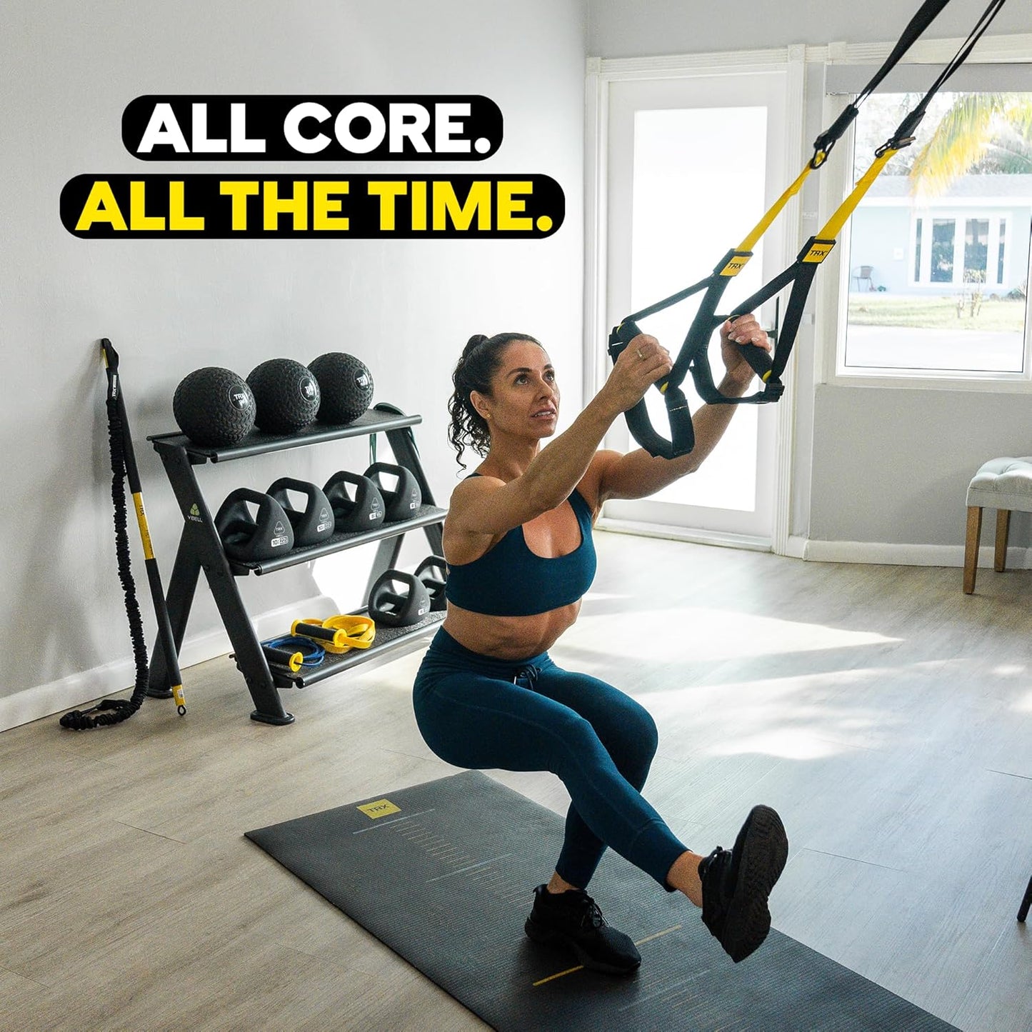Pro3 Home Gym System – Professional-Grade Suspension Trainer for Strength Training, HIIT, Cardio & Full-Body Workouts, Durable Design with Indoor & Outdoor Anchors