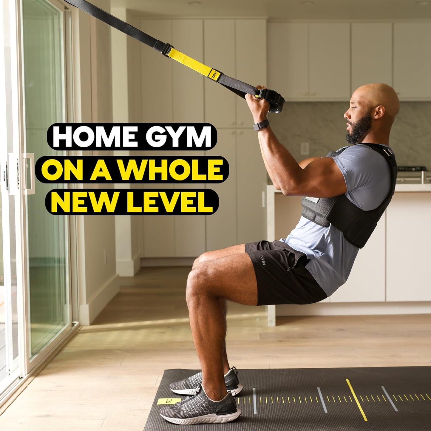 Pro3 Home Gym System – Professional-Grade Suspension Trainer for Strength Training, HIIT, Cardio & Full-Body Workouts, Durable Design with Indoor & Outdoor Anchors
