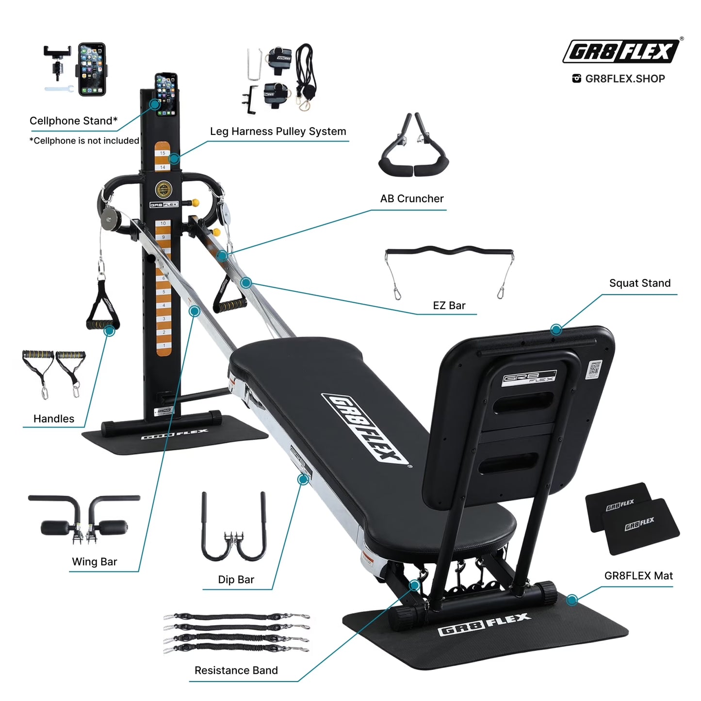 Ultimate Multi‑Function Home Gym — 100+ Full‑Body Exercise Options