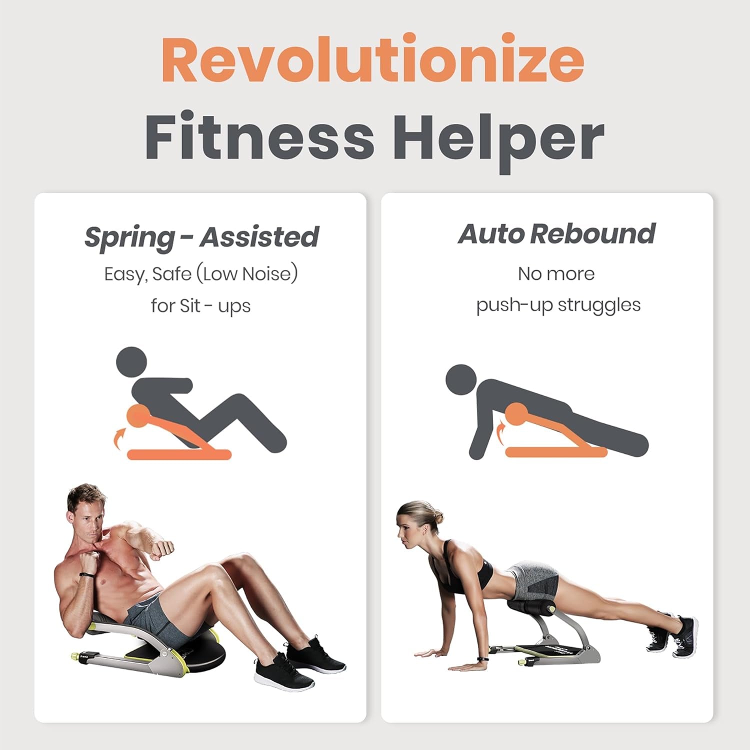 Smart, Ab Machine, Ab Workout Equipment, Sit up Machine & Exercise Equipment, Ab Crunch Machine for Stomach Workout, Ab Core Trainer Abdominal Machine for Home Gym