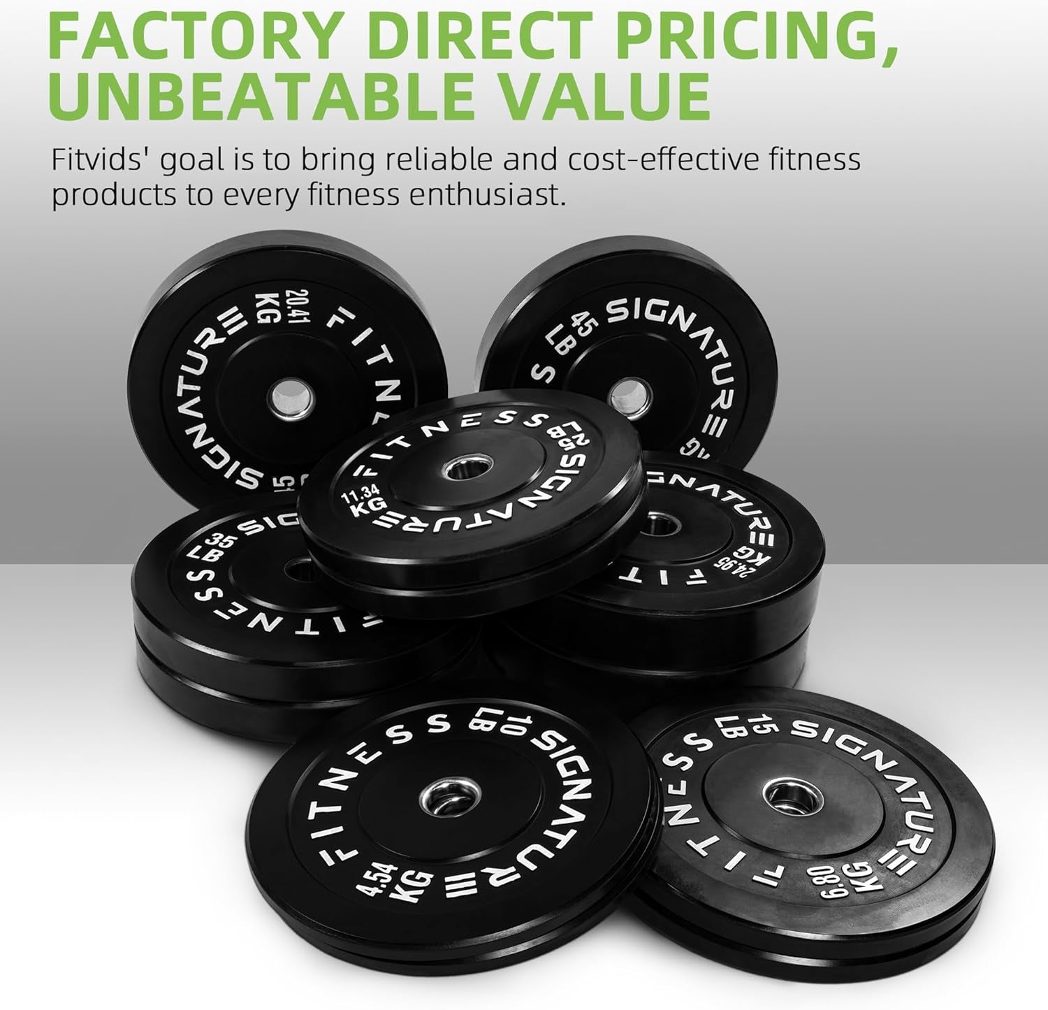 Olympic Bumper Plates Set, 2" Weight Plates for Strength Training & Weightlifting, Paris or Set or Set with Barbell, Multiple Options