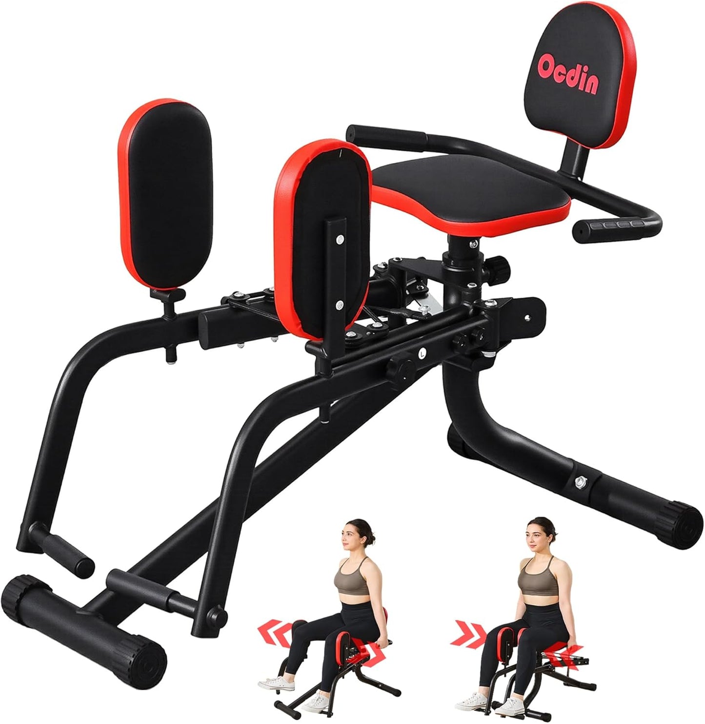 Hip Abductor Adductor Machine for Home Gym, Inner and Outer Thigh and Glute Workout System