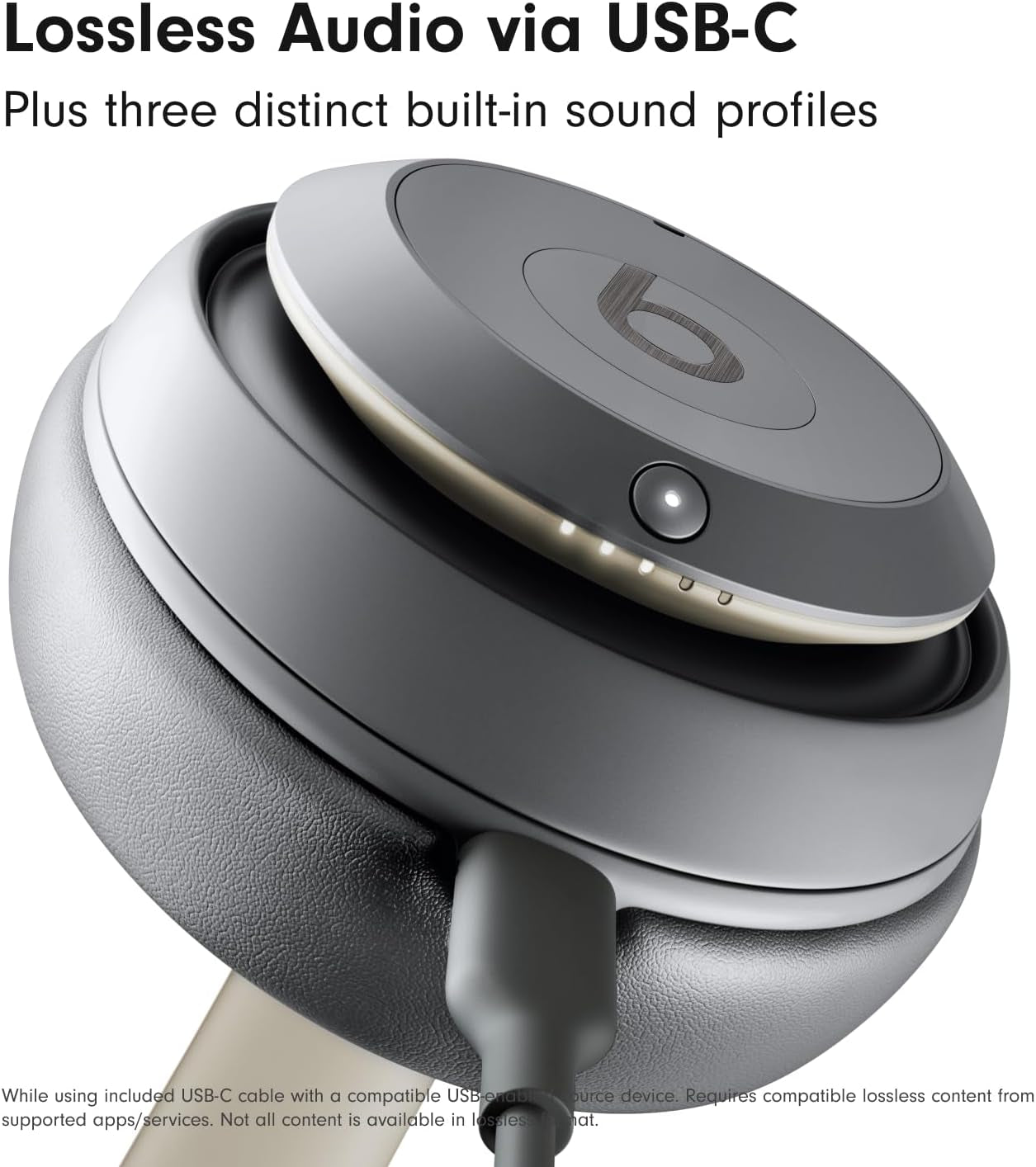 Studio Pro - Premium Wireless Over-Ear Headphones- up to 40-Hour Battery Life, Active Noise Cancelling, USB-C Lossless Audio, Apple & Android Compatible - Amazon Exclusive Sand Gray