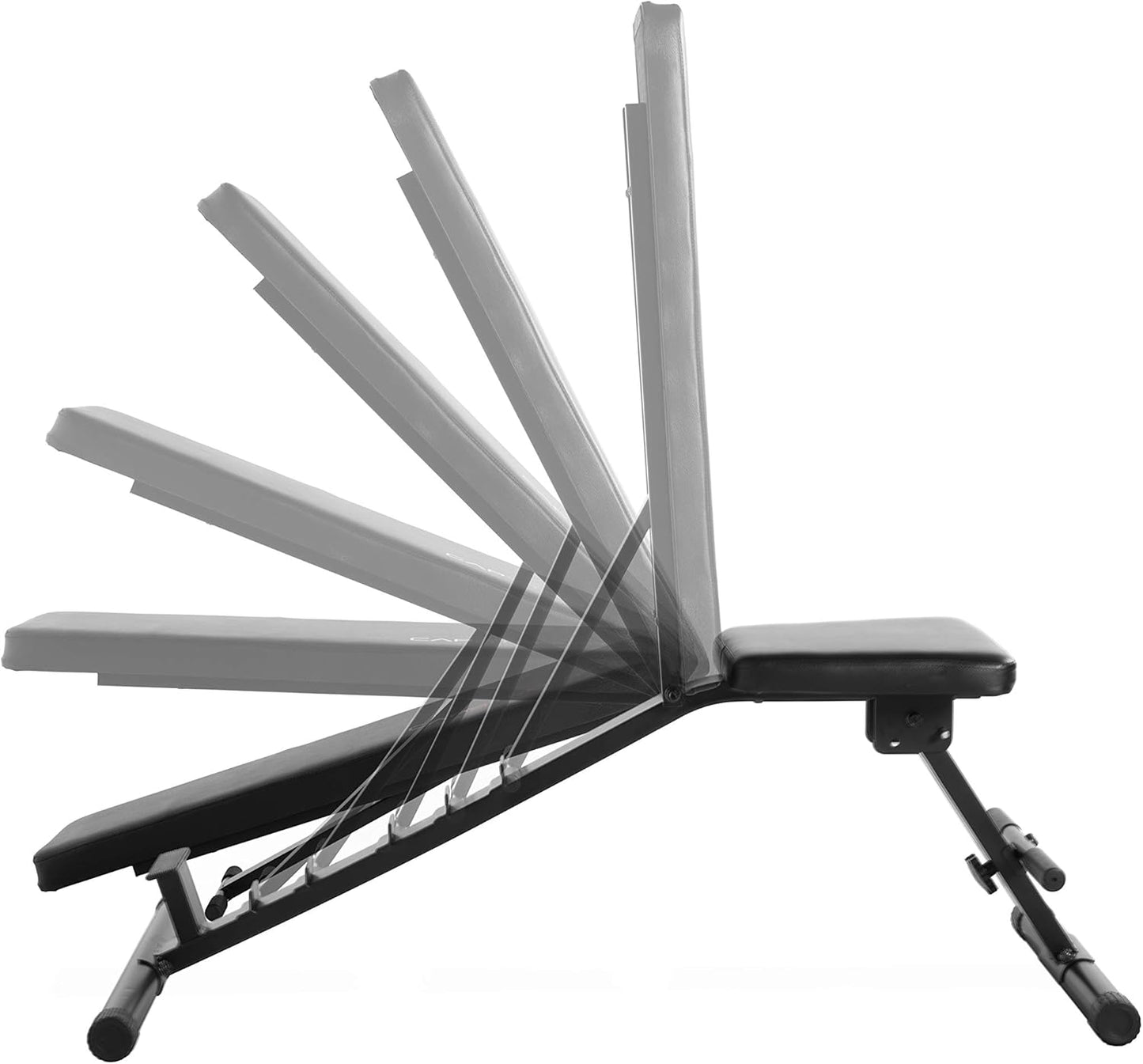 150-Pound Dumbbell Set, 24-Inch Black Rack & Adjustable Bench Bundle