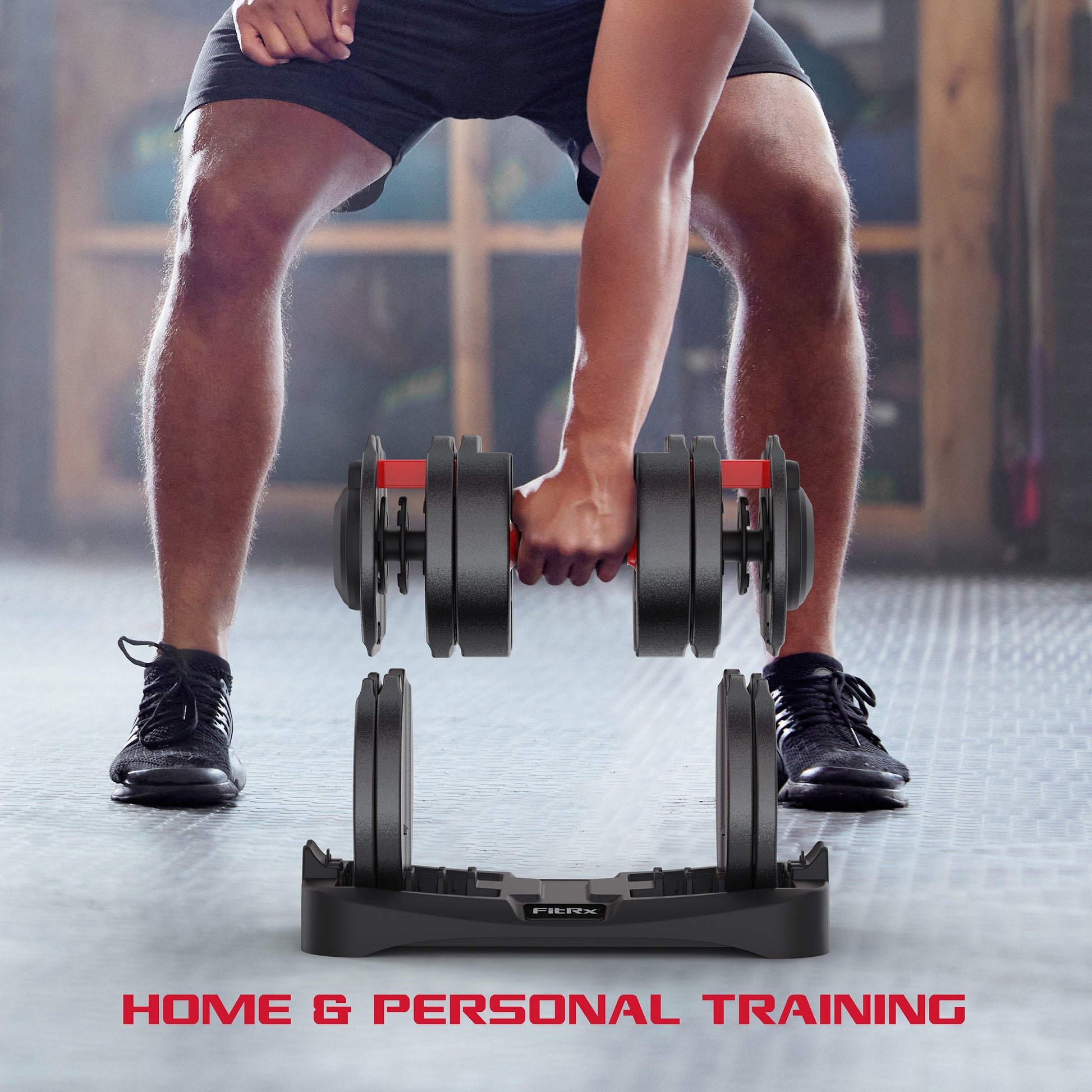 Smartbell XL, 90Lb Adjustable Dumbbell Set with Quick-Select Weights for Home Gym
