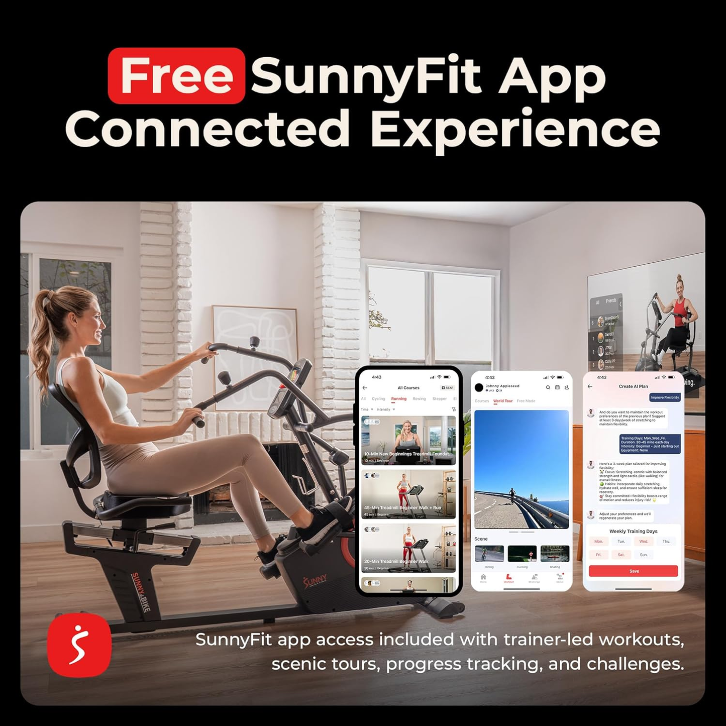 Vitelle Elite Recumbent Cross Trainer & Elliptical