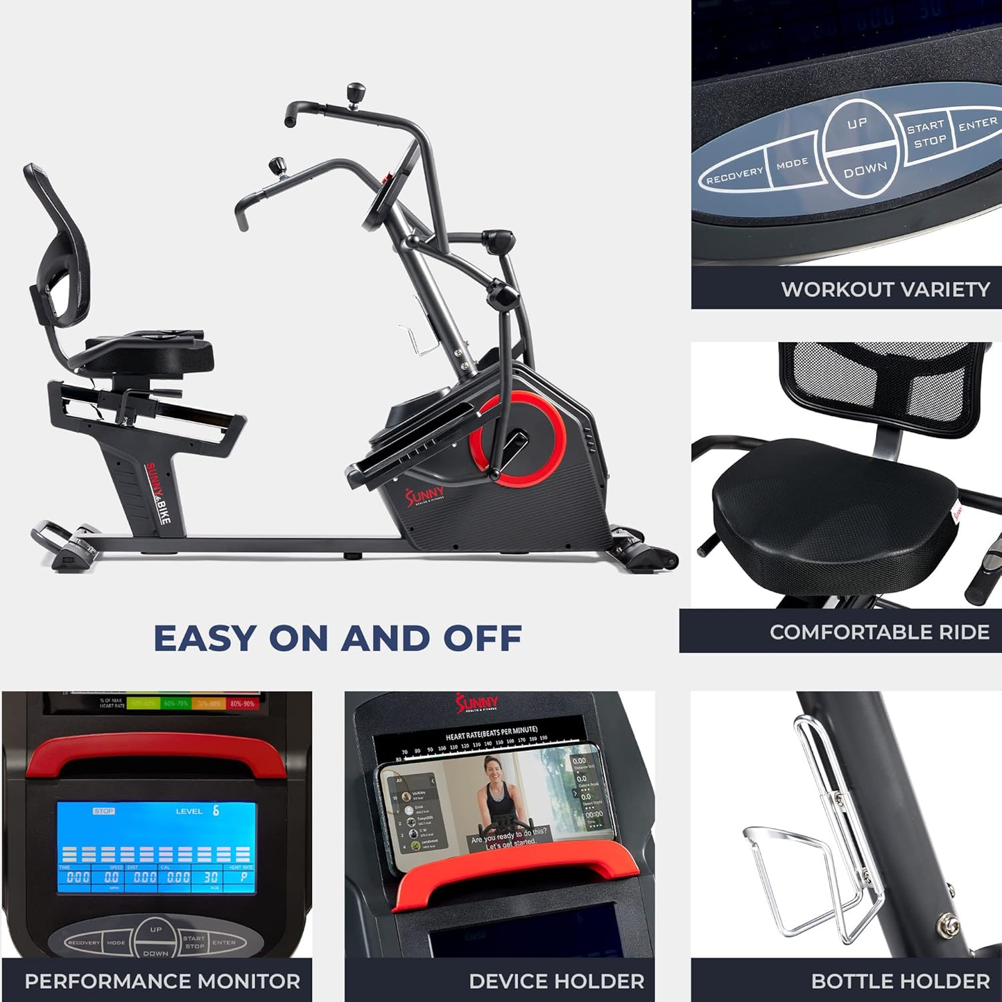 Vitelle Elite Recumbent Cross Trainer & Elliptical