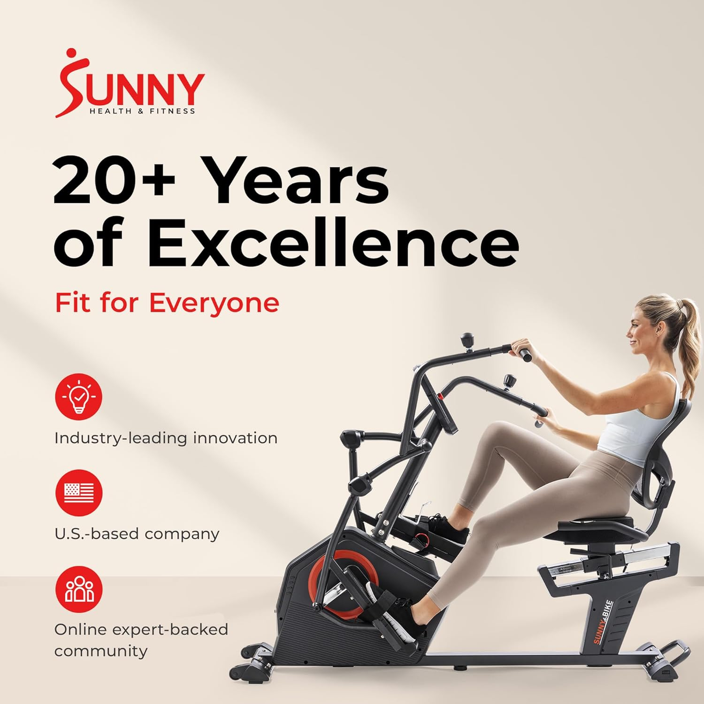 Vitelle Elite Recumbent Cross Trainer & Elliptical