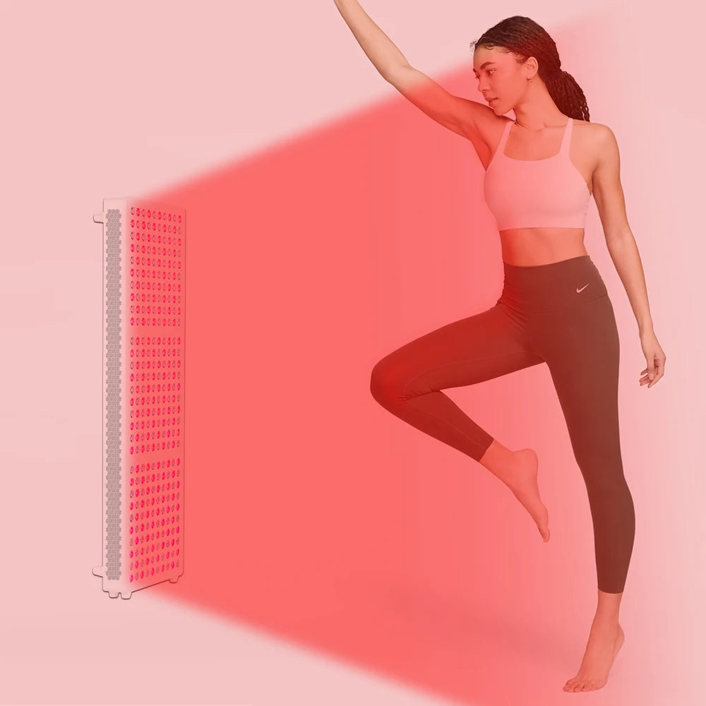 Portable Red Light Therapy Panel – 660nm + 850nm Infrared for Muscle Recovery & Pain Relief