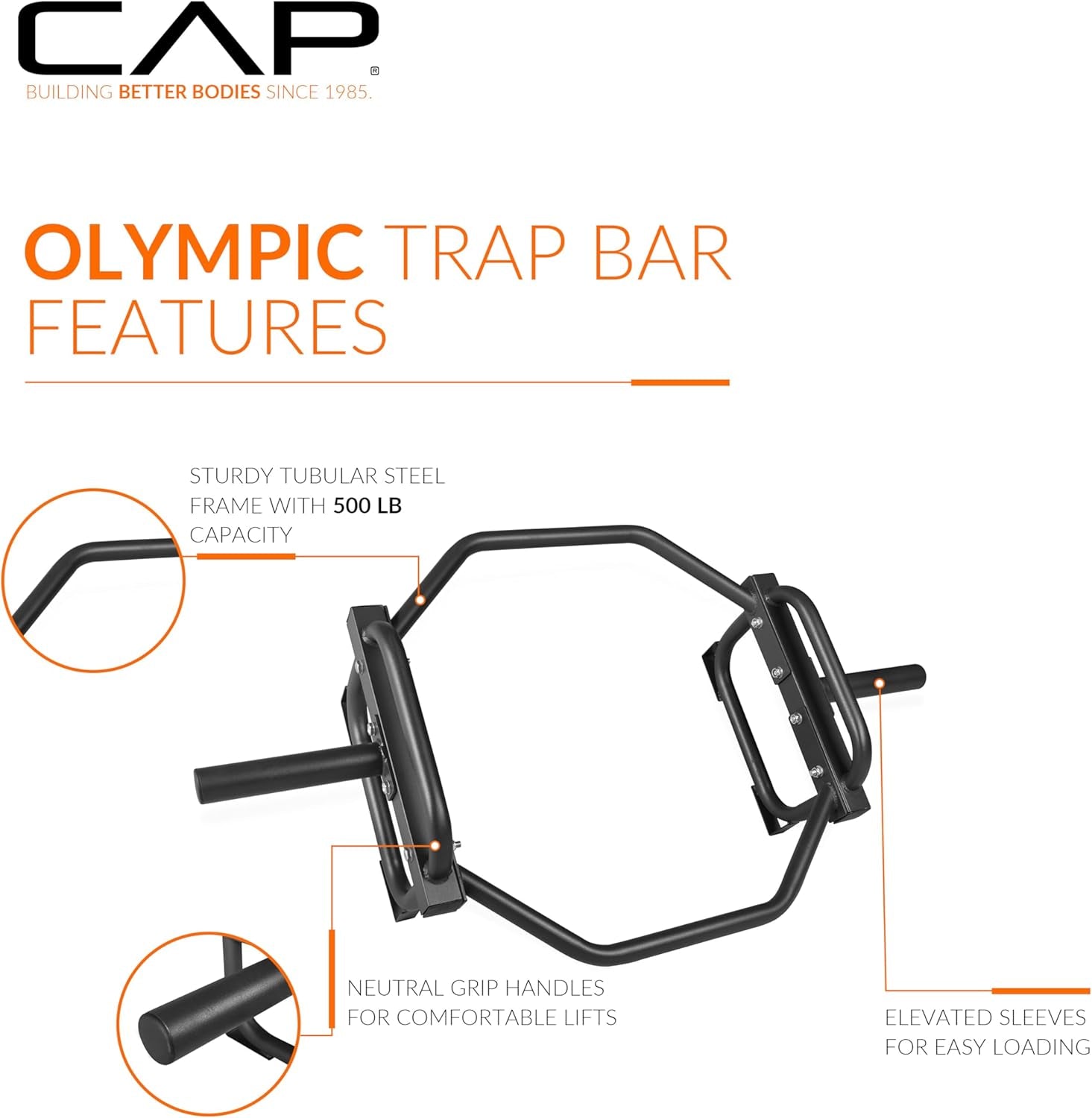 Olympic Trap Bar and Shrug Bar for Deadlifts