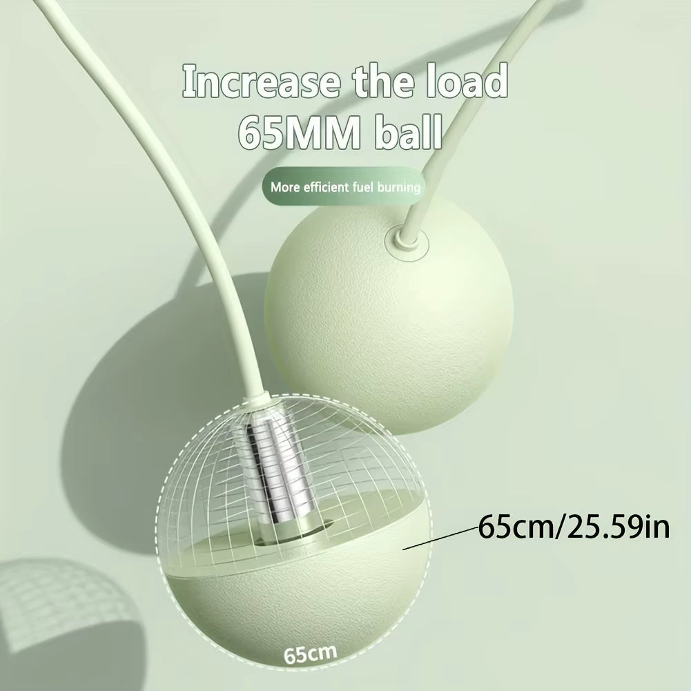 Dual Purpose Jump Rope Intelligent Counting Steel Wire Rope Sports Equipment Household Cordless Sports Load Jump Rope