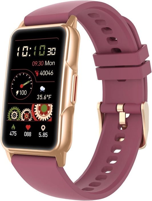 Smart Watch Health Fitness Tracker with 24/7 Heart Rate, Blood Oxygen Blood Pressure Sleep Monitor, 115 Sports Modes, Step Calorie Counter Pedometer IP68 Waterproof for Android and Iphone Women Men
