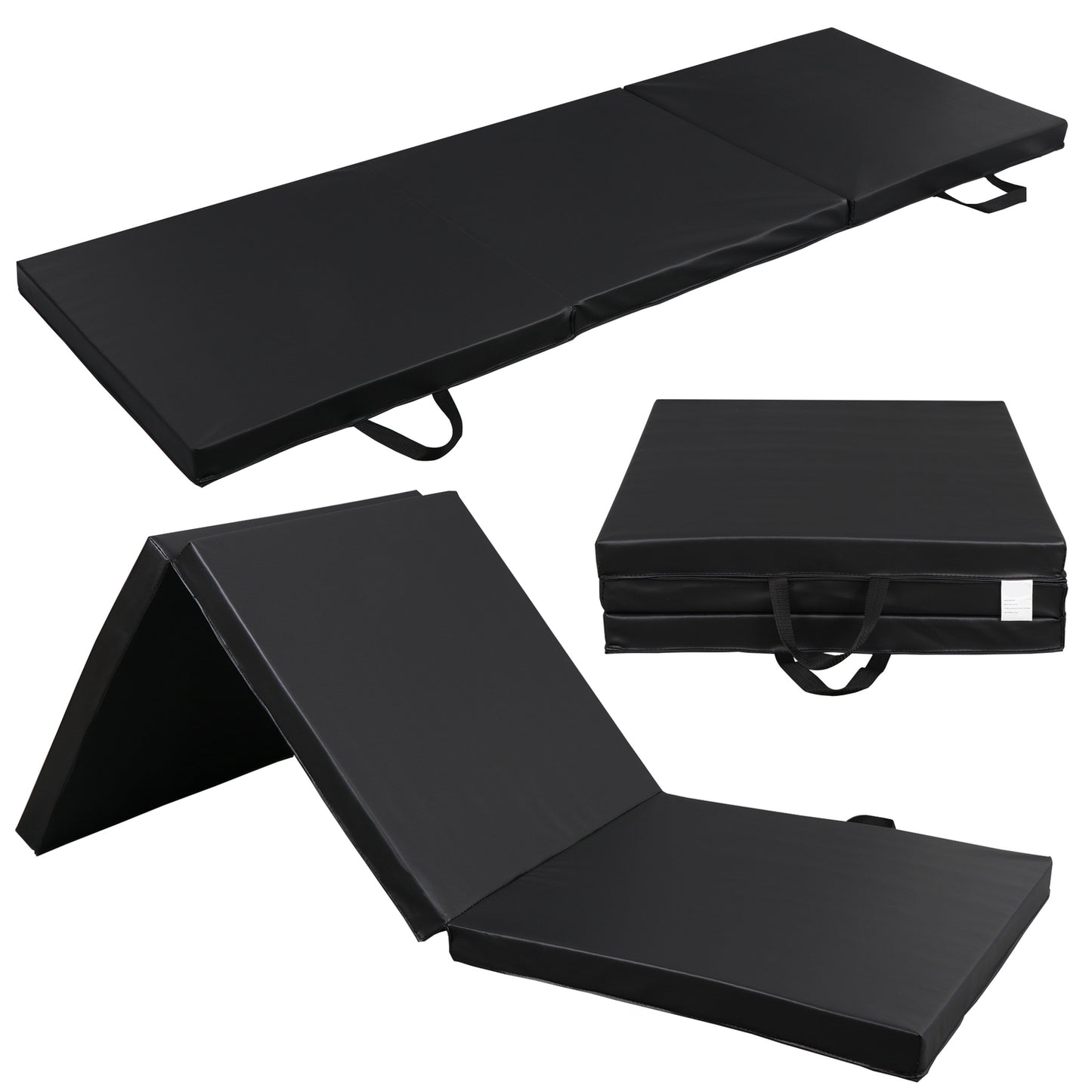 6' X 2' Folding Mat Thick Foam Fitness Exercise Gymnastics Panel Gym Workout Mat