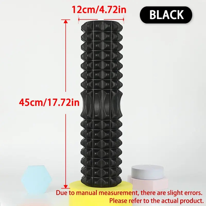 Yoga Roller, High Density Foam Yoga Roller, Muscle Recovery & Stretching Tool, Manual Massage Tool for Home Gym Workout, Home Training Equipment, Core Exercise Equipment, Home Fitness Equipment