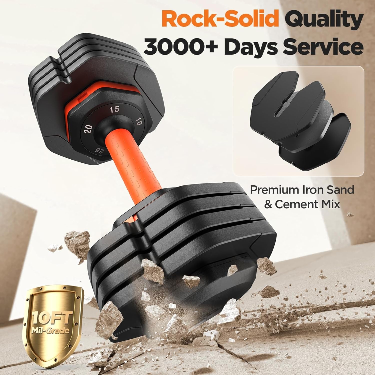 2026 FDB2 Updated Adjustable Dumbbell Set of 2, 110Lbs/50Lbs Weights Dumbbell Set with Storage Box, 25Lbs/55Lbs Adjustable Weights with Anti-Slip Silicone Grip, Weight Set for Home Gym Suit Both Men and Women