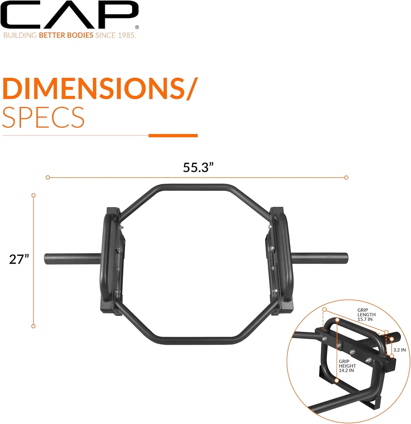 Olympic Trap Bar and Shrug Bar for Deadlifts