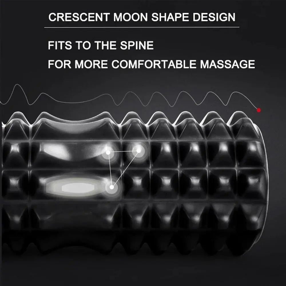 Yoga Roller, High Density Foam Yoga Roller, Muscle Recovery & Stretching Tool, Manual Massage Tool for Home Gym Workout, Home Training Equipment, Core Exercise Equipment, Home Fitness Equipment